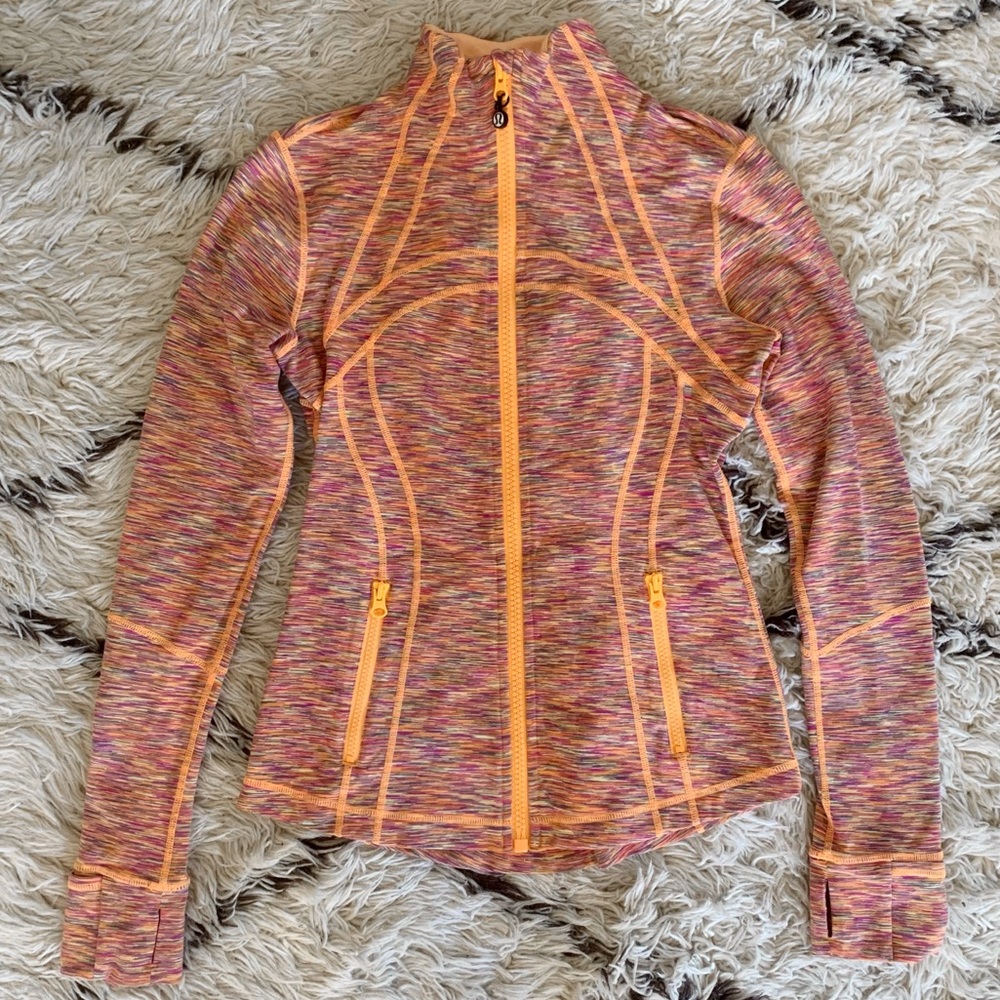 Lululemon Orange Tang Space Dye Define Jacket 6